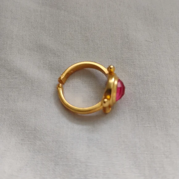 Julie Vos Bamboo Stone RingSize 7